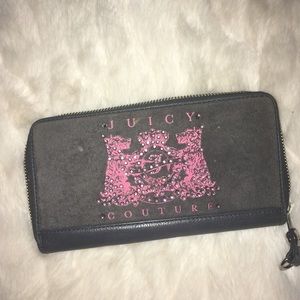 authentic gray juicy couture wallet